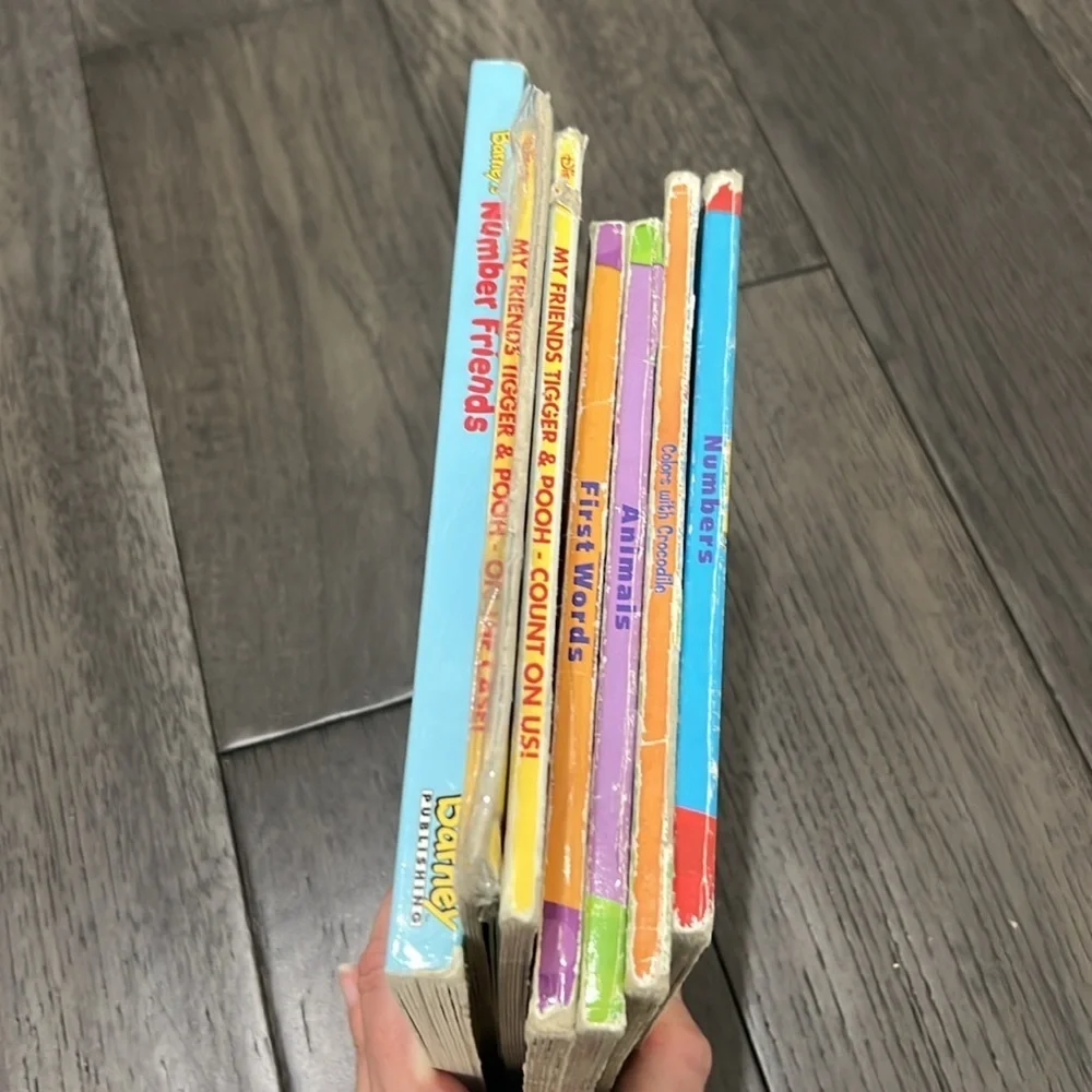 Bundle of Children’s educational books numbers colors and words